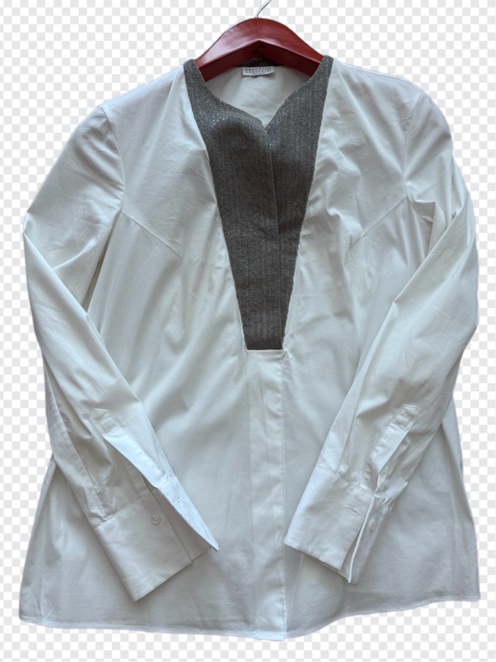 Women  White Long-Sleeve Shirt